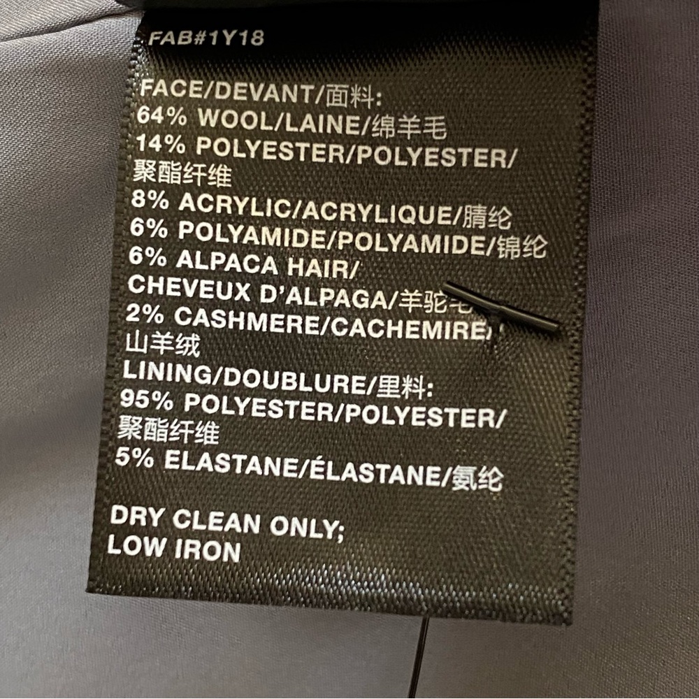 LAFAYETTE 148 tan brown Double Breasted Check Print Wool Jacket blazer - Picture 12 of 14